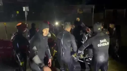 Sarıyer’de selde mahsur kalan oyuncu Demet Özdemir kurtarıldı