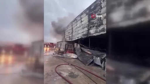Kırklareli’de ilaç fabrikasında çıkan yangın uzun uğraşlar sonucu söndürüldü