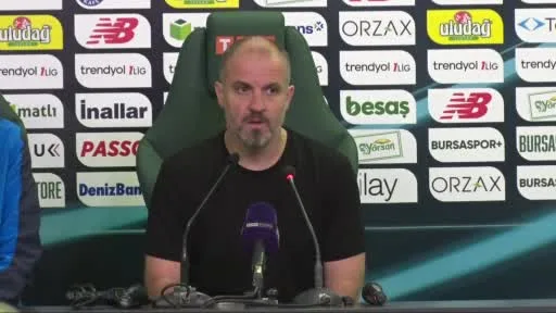 Bursaspor Pendikspor maçının ardından