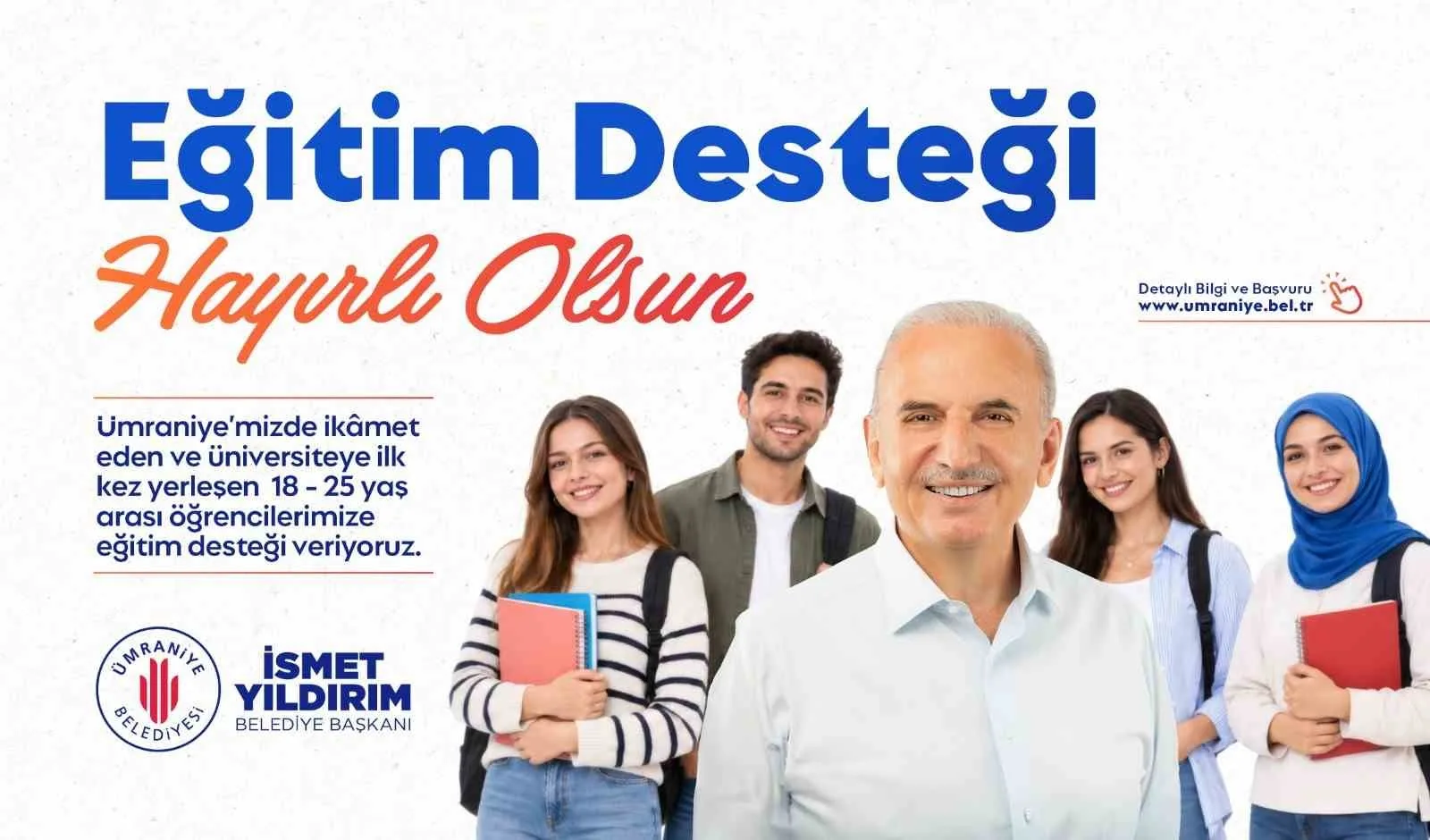 Ümraniye Belediyesi’nden üniversiteli gençlere 20 bin TL eğitim desteği