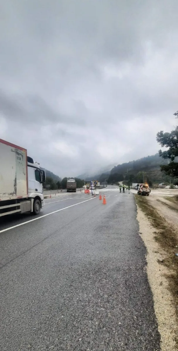 Bozüyük-Bursa yolu yeniden trafiğe açıldı