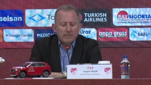 A Milli Futbol Takımı Teknik Direktörü Sergen Yalçın: "Halkımızın milli takımın peşinde tekrar koşmasını sağlayacağız"