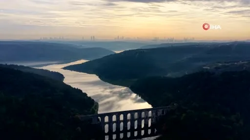 Alibey Barajı’nda su seviyesi yükseldi: Tarihi Güzelce Kemeri suyla buluştu