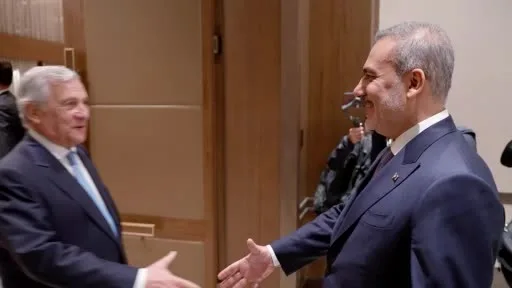 Bakan Fidan, İtalya Dışişleri Bakanı Antonio Tajani ile bir araya geldi