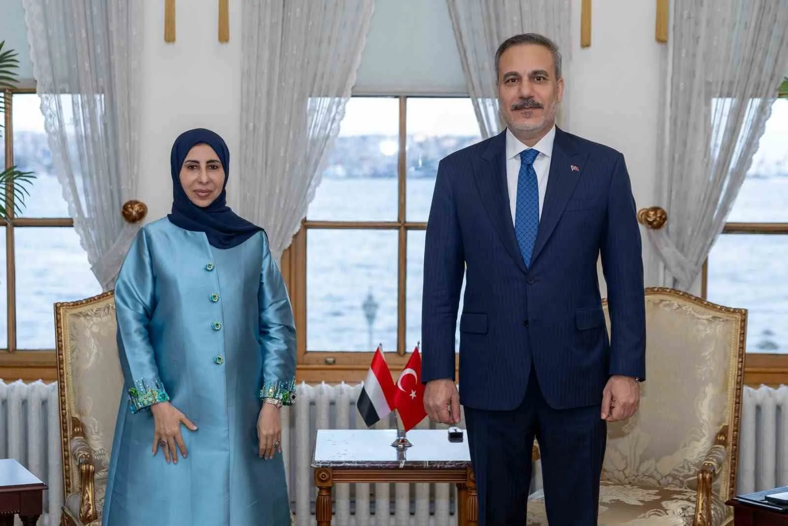 Dışişleri Bakanı Fidan, Yemen Dışişleri Bakanı Al-Zuba ile bir araya geldi