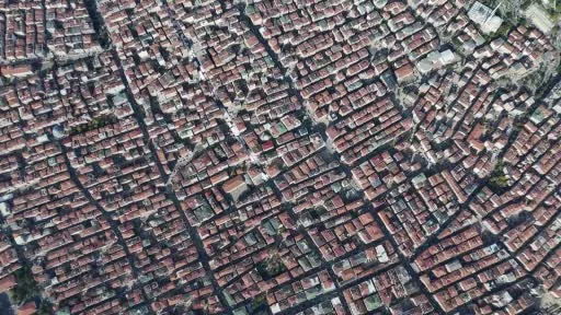Bahçelievler’de, kentsel dönüşümün boyutu havadan görüntülendi