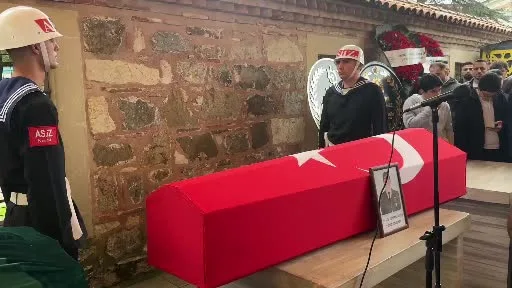 Hayatını kaybeden uzman çavuş askeri törenle son yolculuğuna uğurlandı