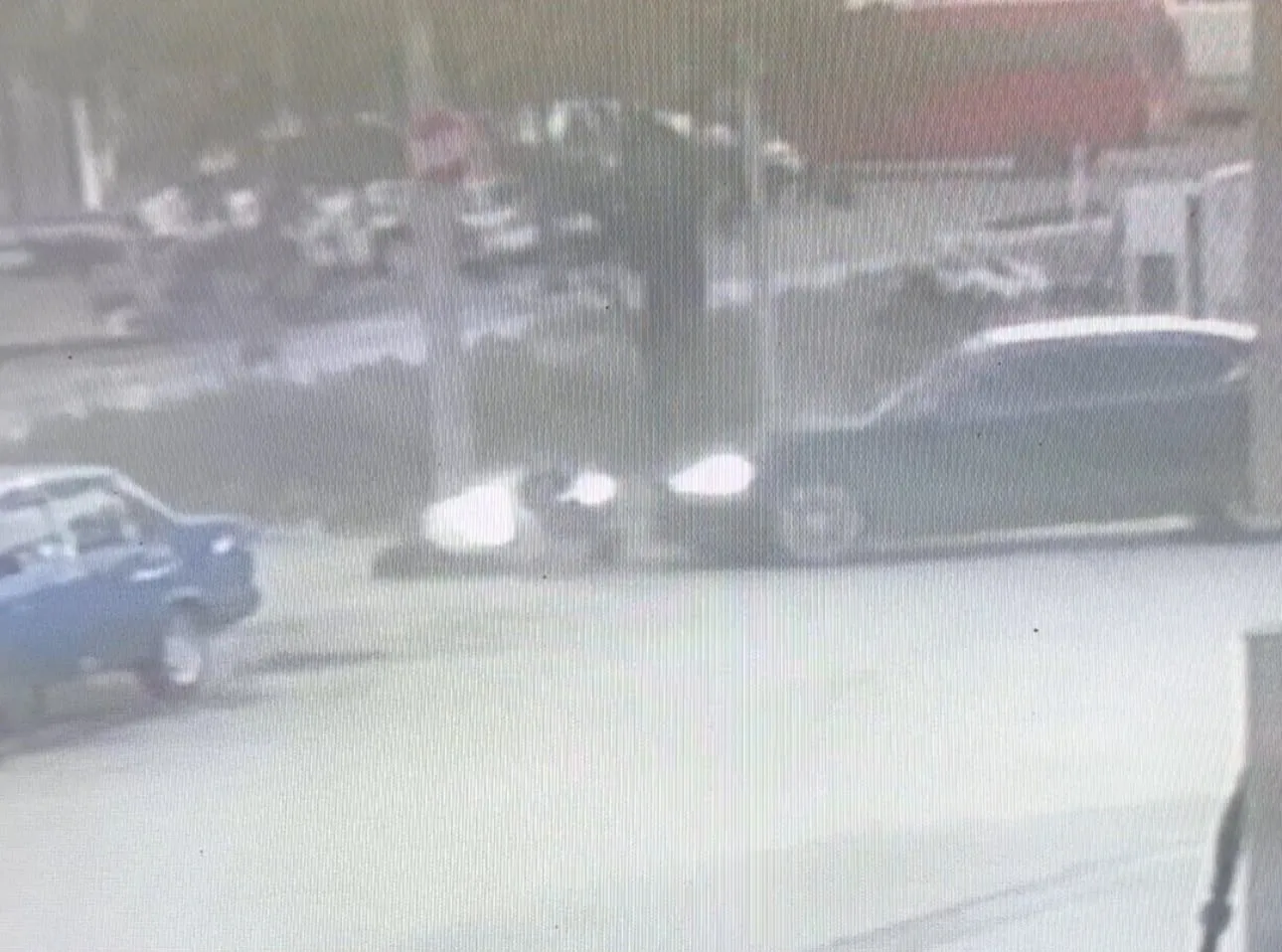 Edirne’de motosiklet kazası kamerada