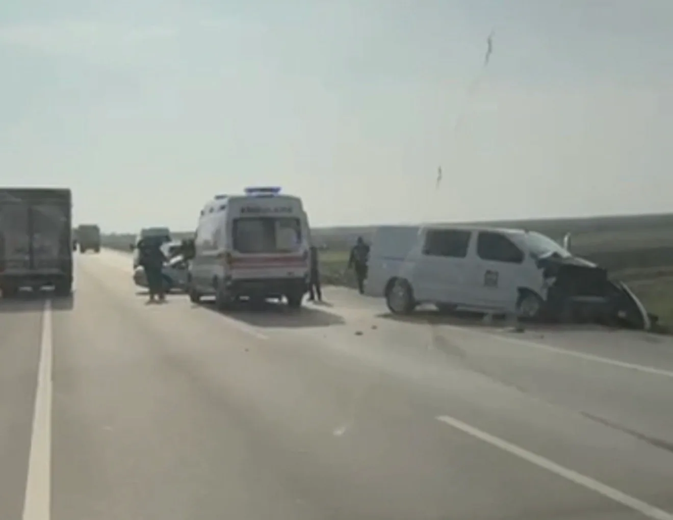 Gönen-Bandırma yolunda trafik kazasında 3 kişi yaralandı