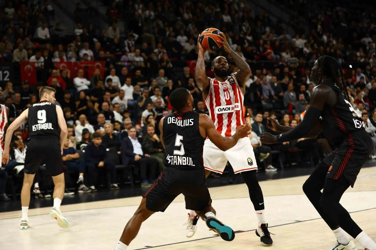 Euroleague: Beşiktaş: 73 - Olympiakos: 81