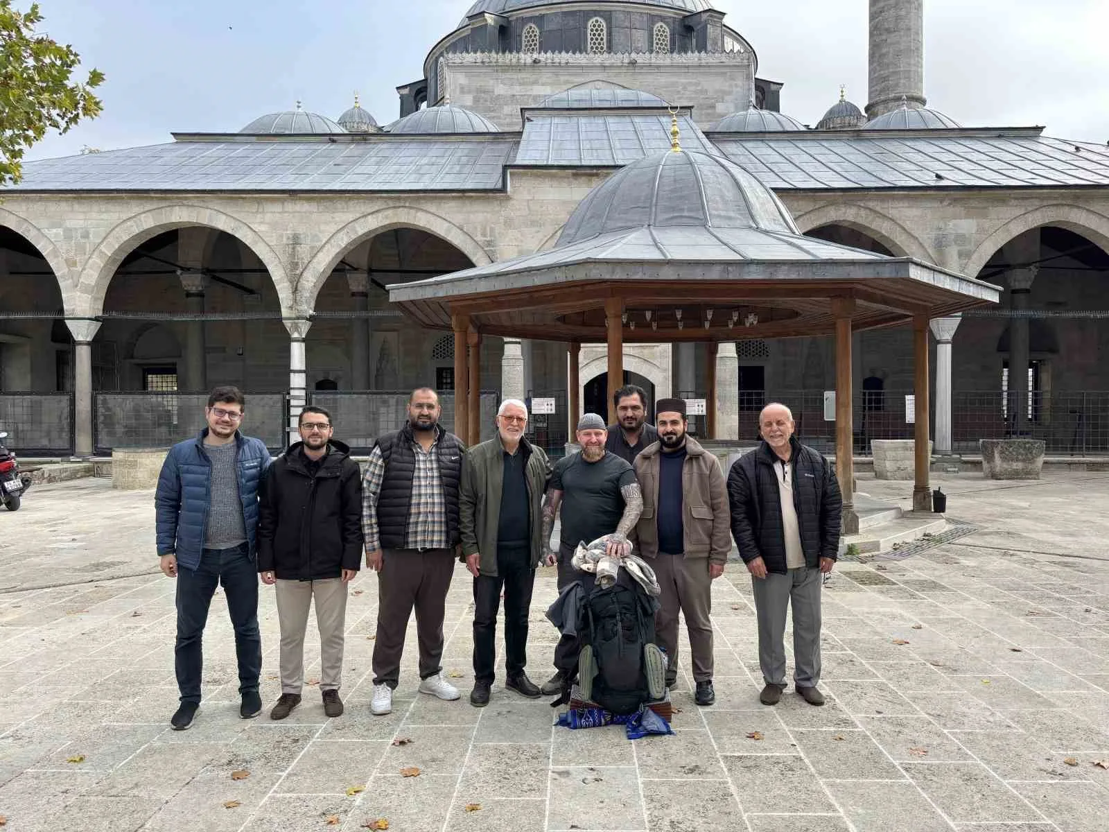 Hac için Almanya’dan yürüyerek yola çıkan Umar 88 günde Kırklareli’ye ulaştı