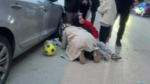 Bursa’da motosikletin çarptığı 9 yaşındaki çocuk yaralandı